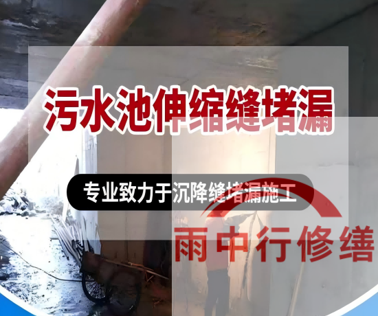 密云某污水处理厂钢筋混凝土池堵漏案例